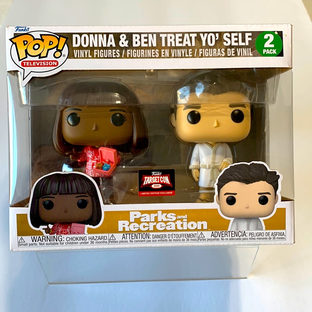 FUNKO Donna & Ben Treat Yo’ Self duo box set NEW